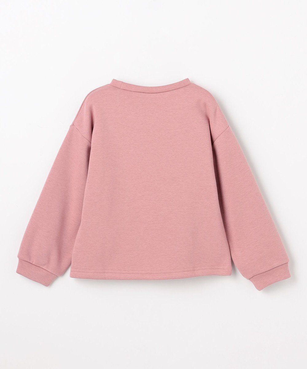 ANY KIDS なかよしサガラ刺繍 裏シャギー トレーナー 