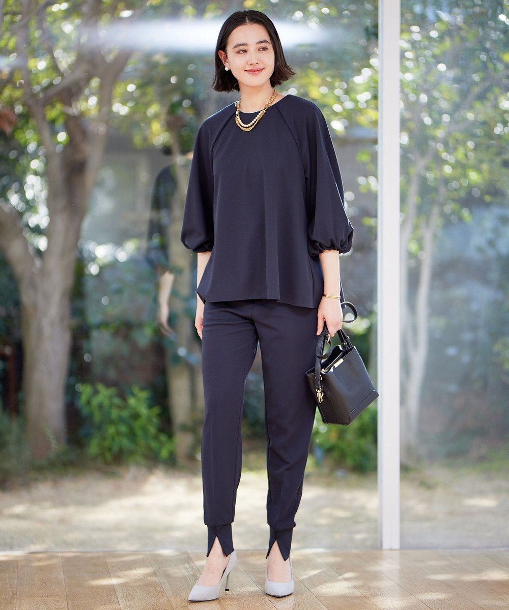 UNFILO 【セットアップ対応/ストレッチ】BEAUTY MOVE ブラウス 