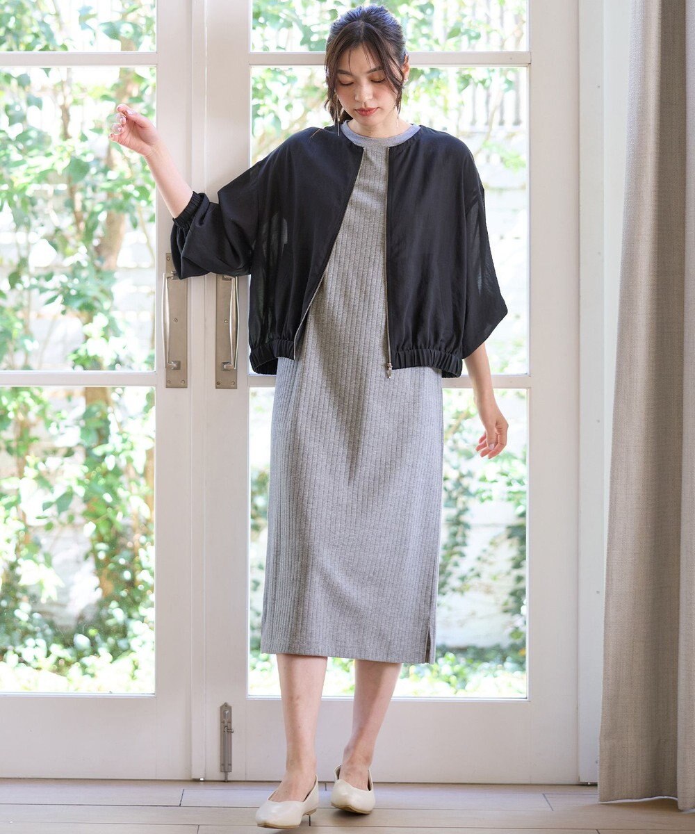 ANY シアーブルゾン 