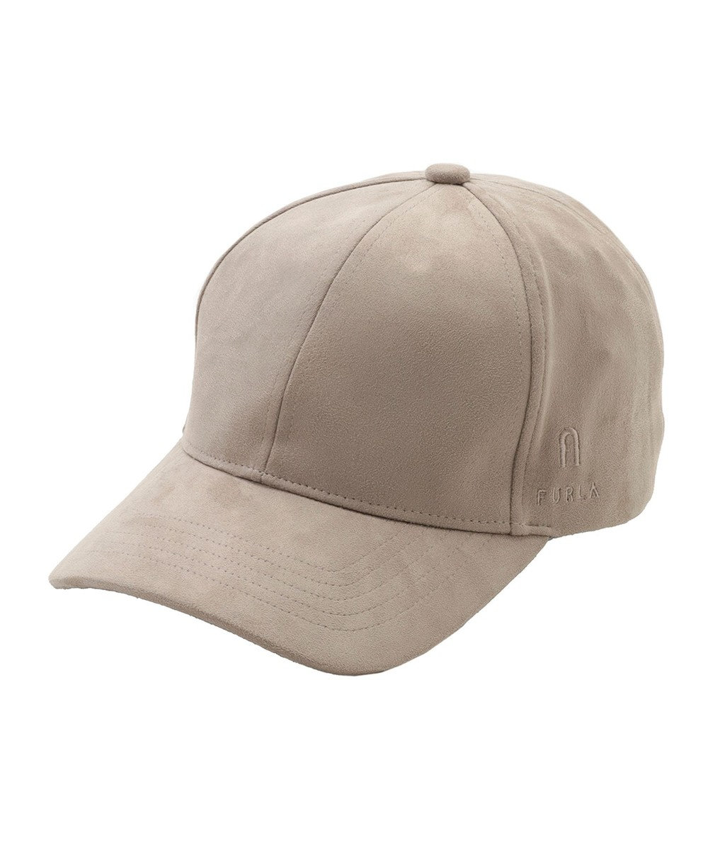 MOONBAT FURLA(フルラ)横刺繍スエード キャップ UVカット 