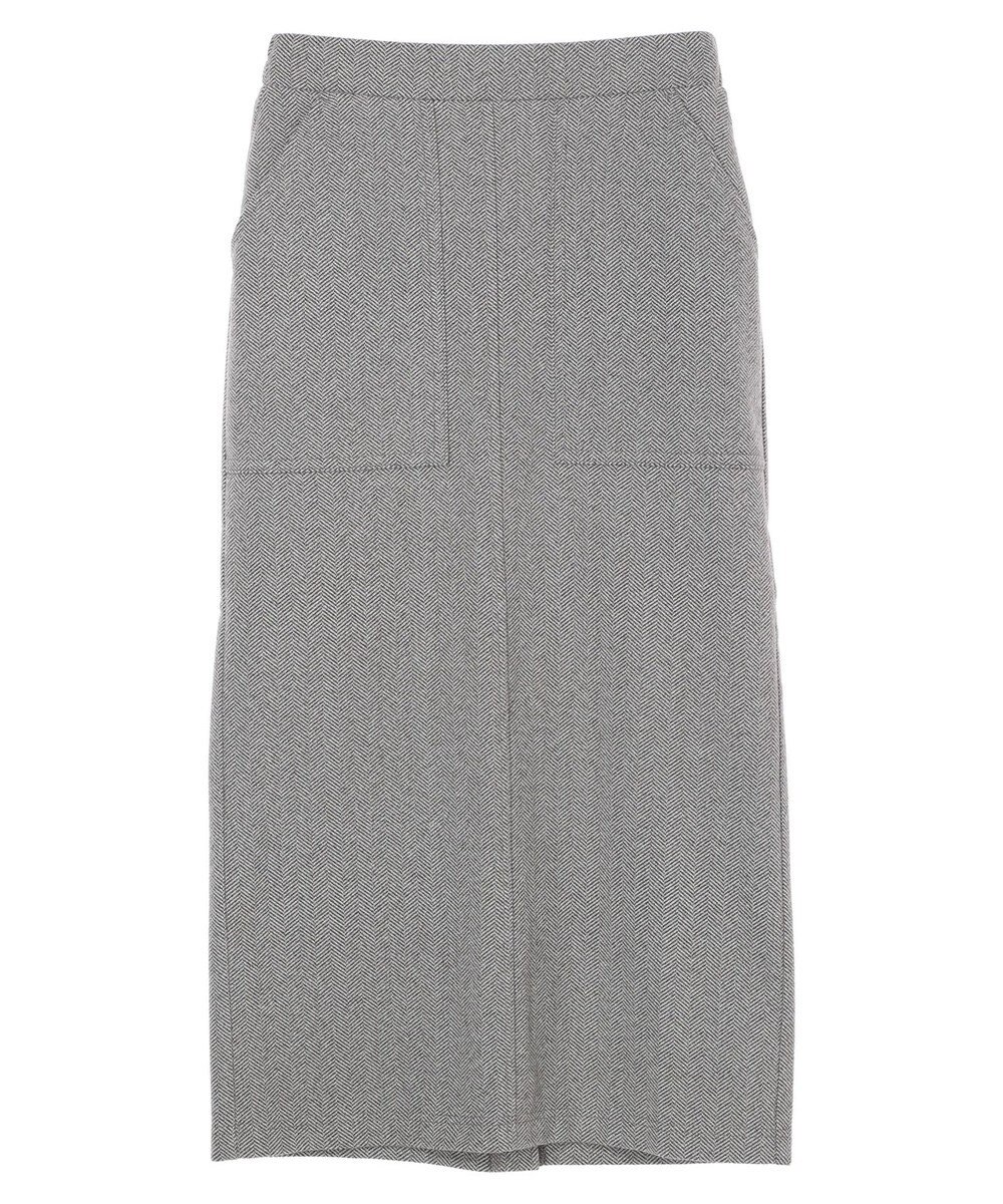 Green Parks 柄圧縮ポンチＩラインスカート 