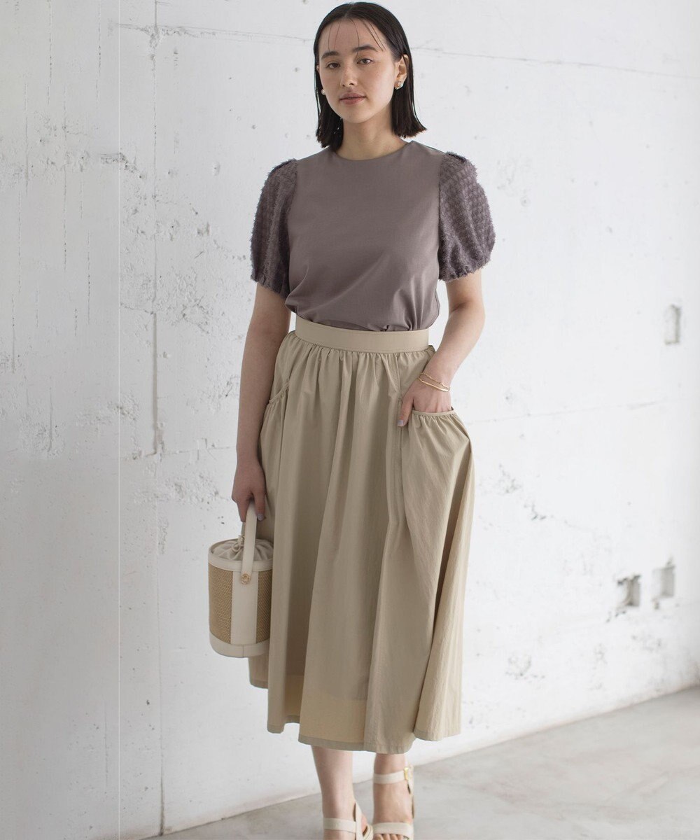 組曲 エアリータフタスカート 