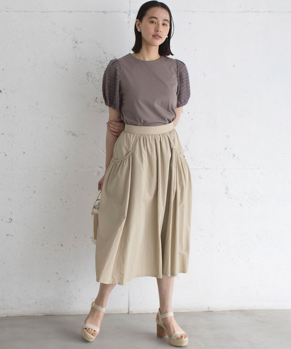 組曲 エアリータフタスカート 