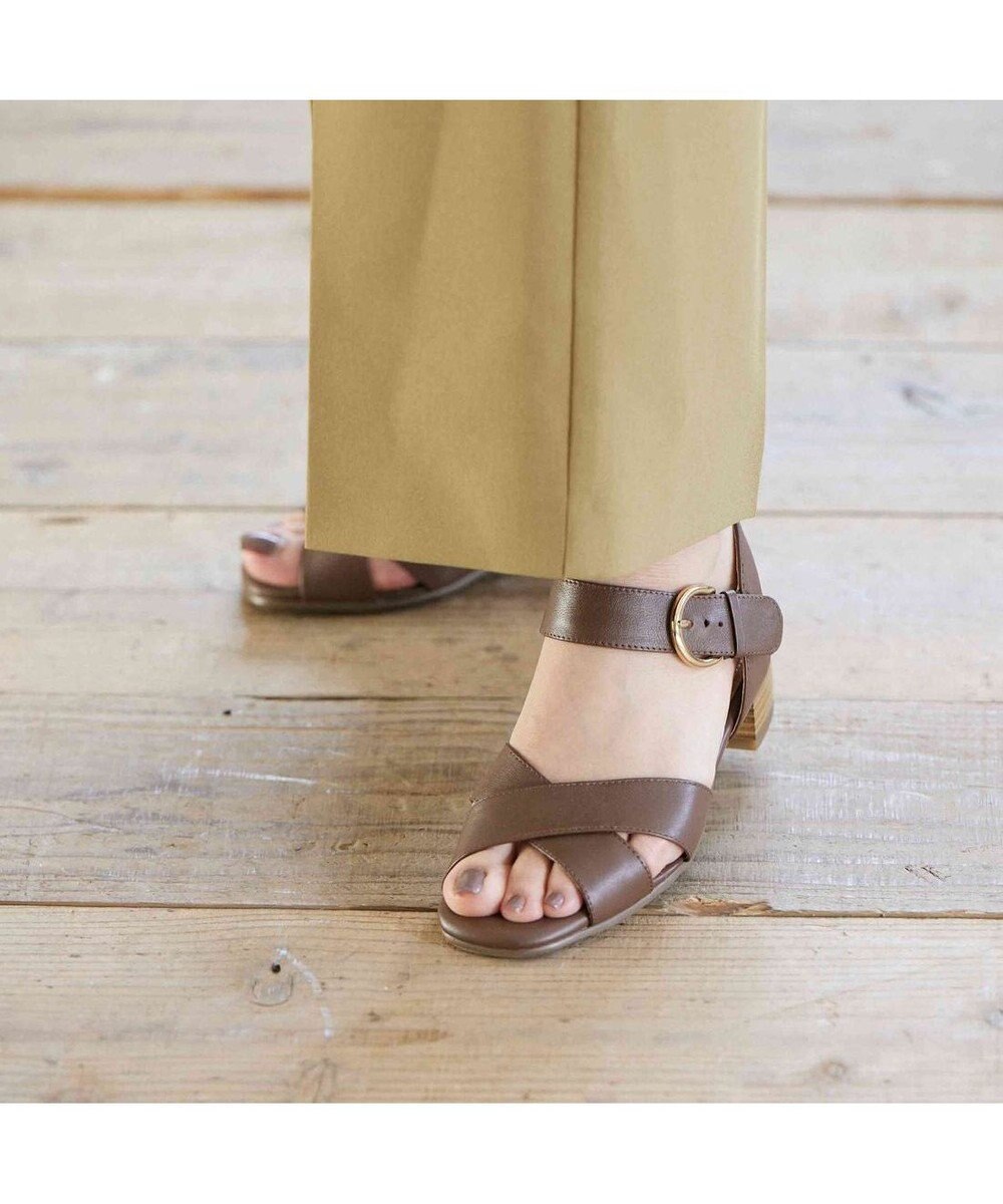 ing <ing>【WEB限定】ストラップクロスサンダル 