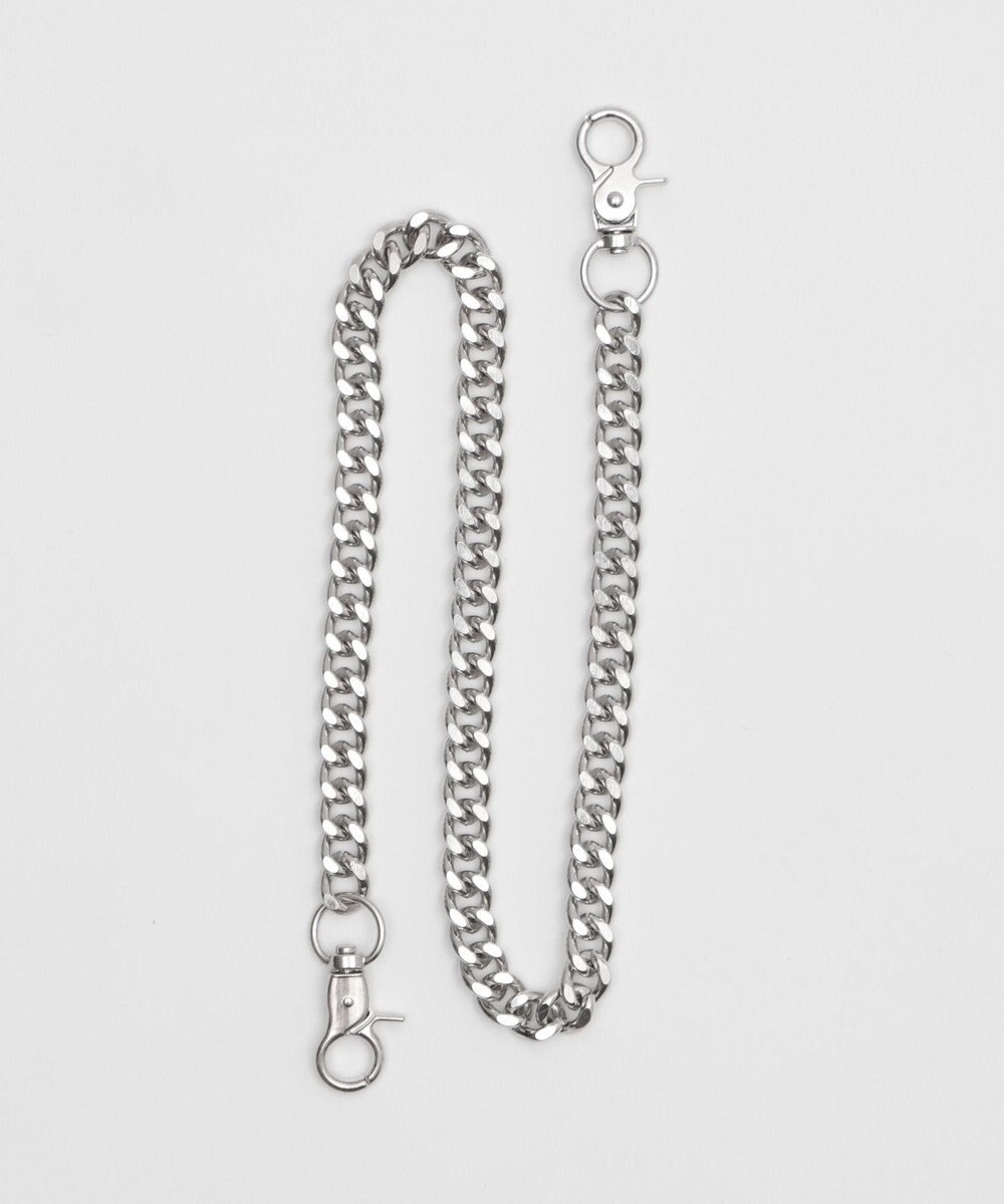 WEGO 【ユニセックス着用ITEM】チェーン付きスーパーバギーデニムショーツ 