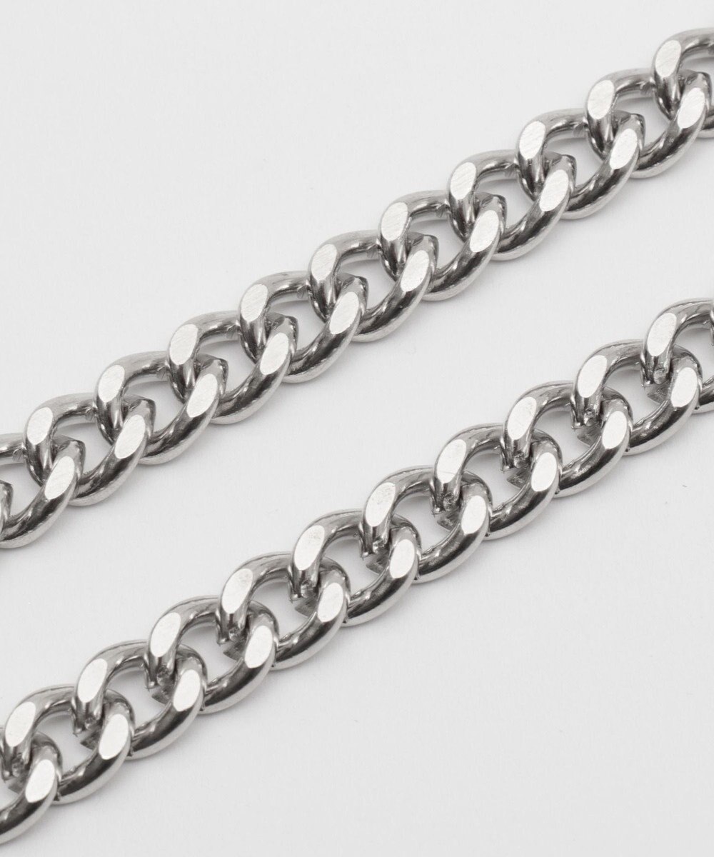 WEGO 【ユニセックス着用ITEM】チェーン付きスーパーバギーデニムショーツ 