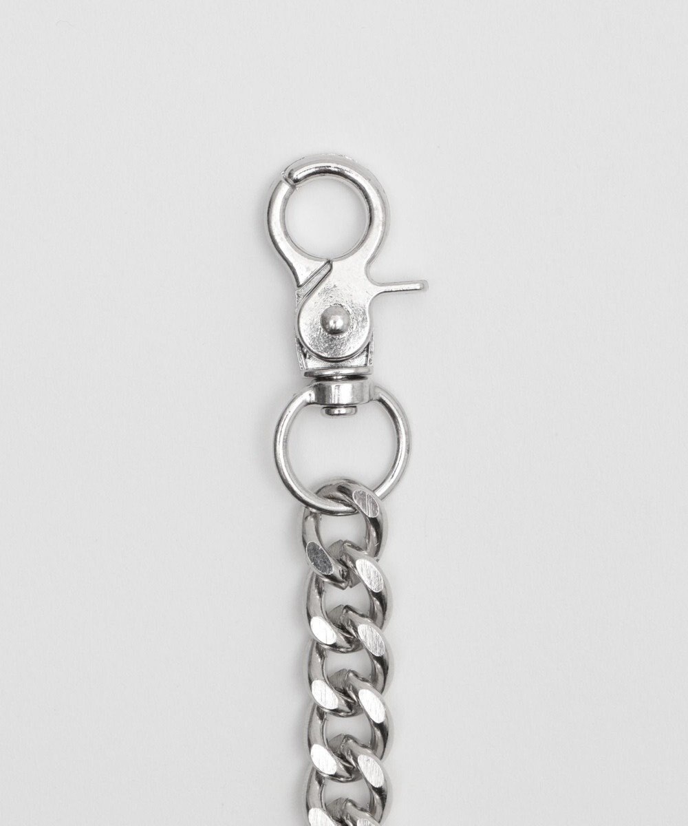 WEGO 【ユニセックス着用ITEM】チェーン付きスーパーバギーデニムショーツ 