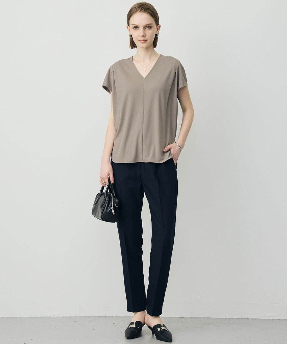 ICB L スパンプラチナム Vネックカットソー 