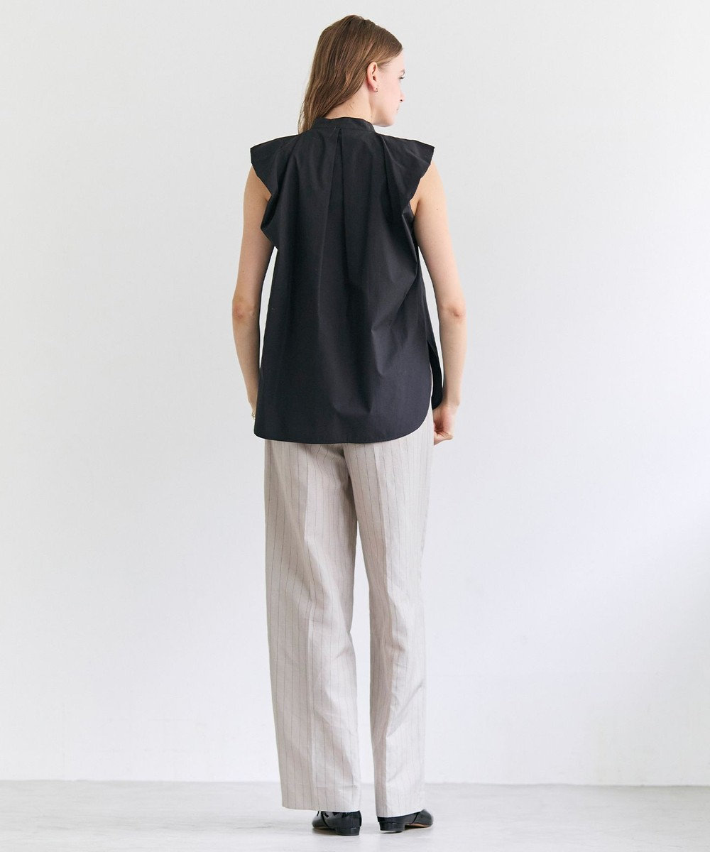 BEIGE， MALLOW / コットンタック バルーンスリーブブラウス 