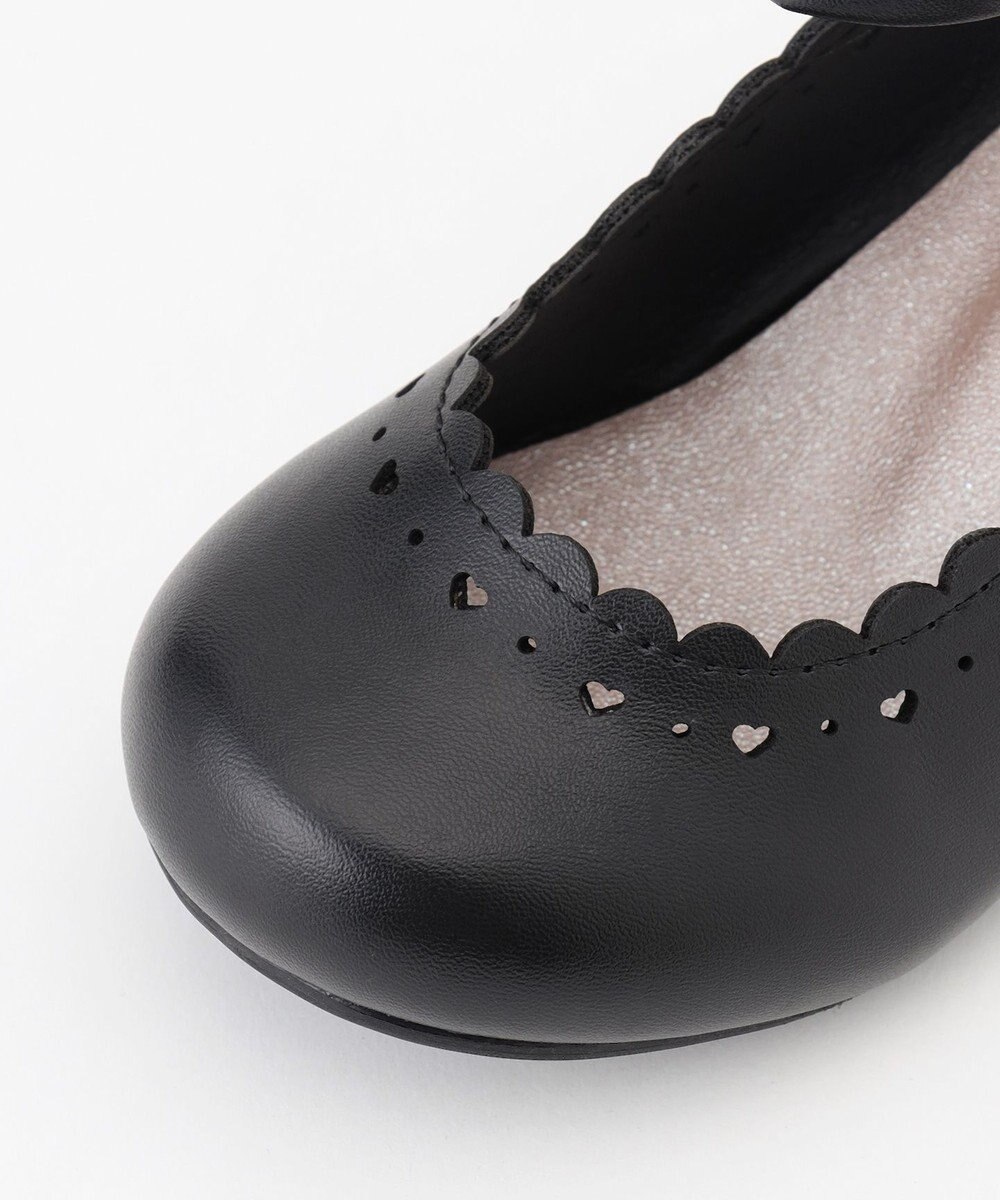 ANY KIDS スムース ヒール パンプス 