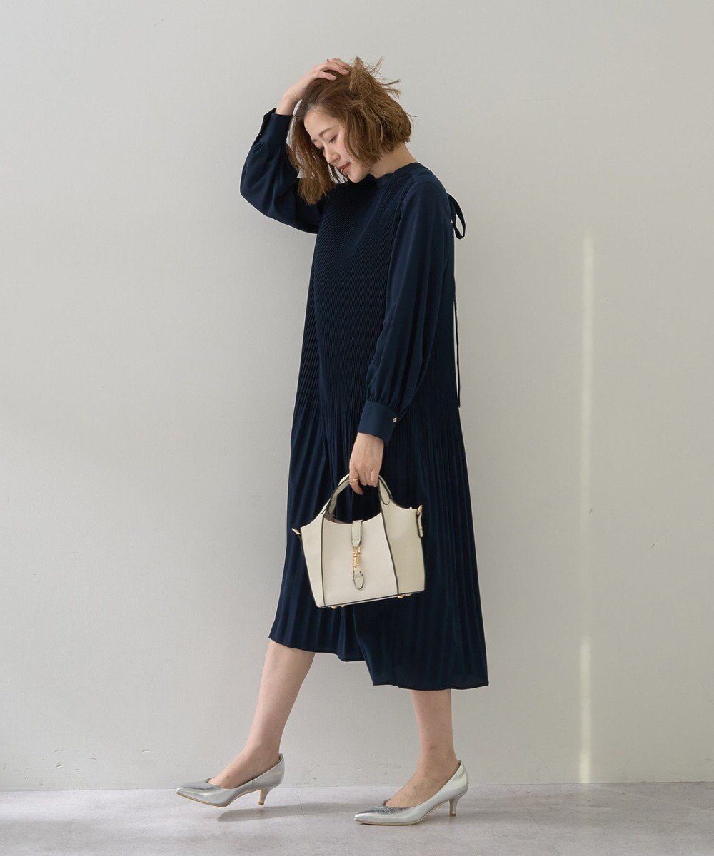 YECCA VECCA マルチwayプリーツワンピース 