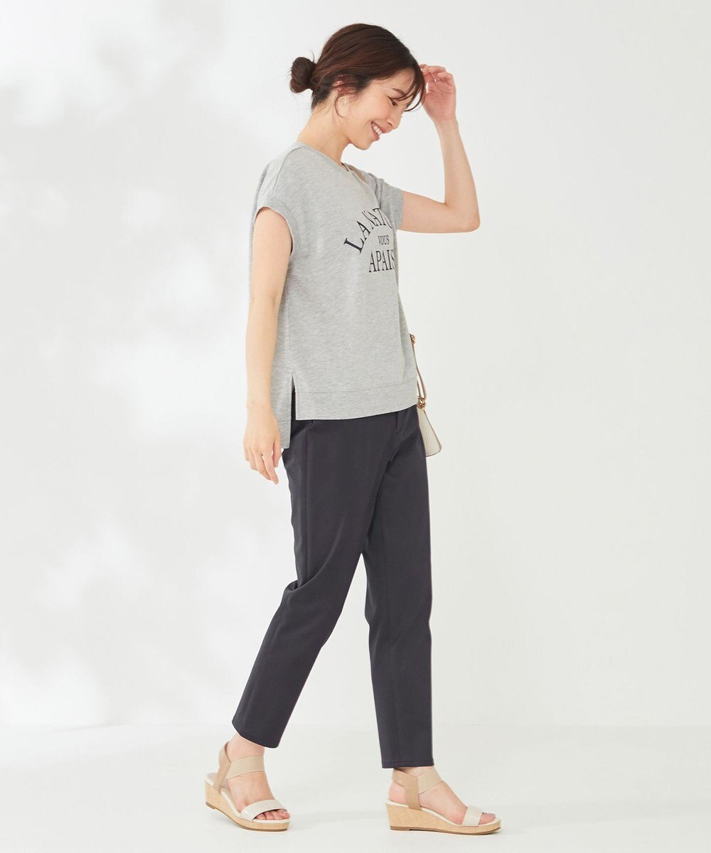 ANY SIS フレンチスリーブロゴ スウェット 