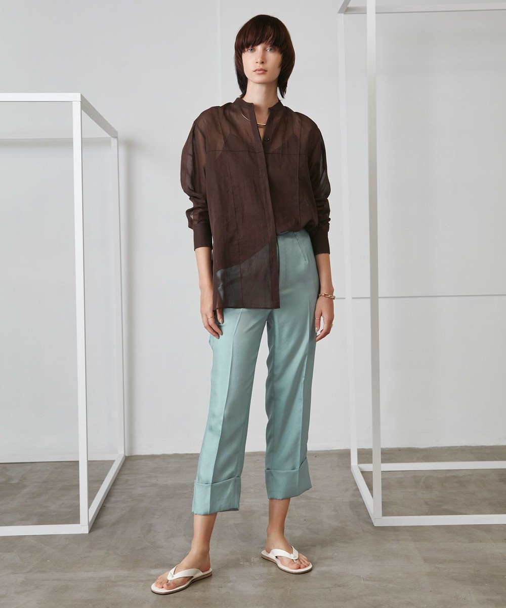 BEIGE， CARO / クロップドパンツ 