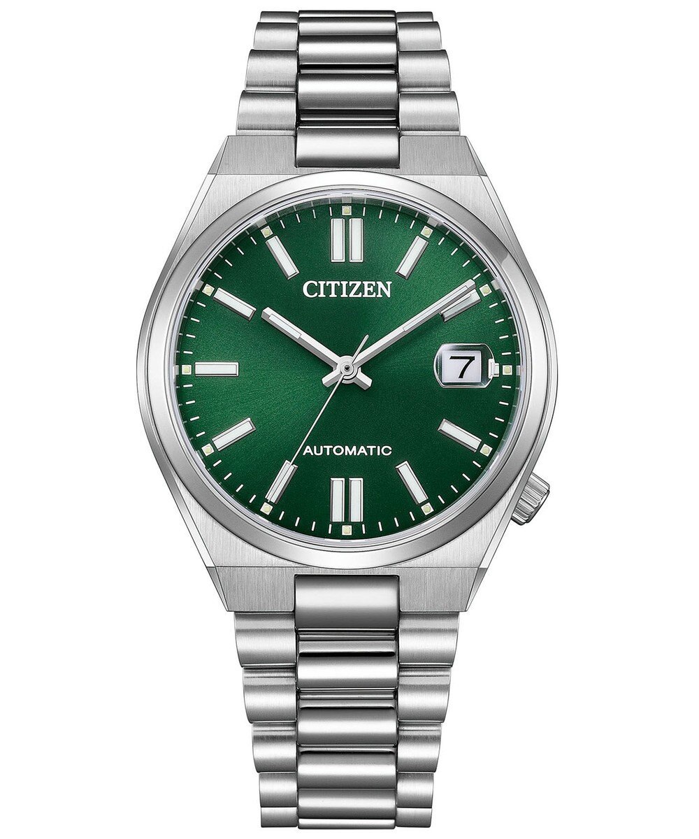 CITIZEN 【TSUYOSA 37mm】深みのあるグリーンのメカニカルウオッチ NJ0200-50X 