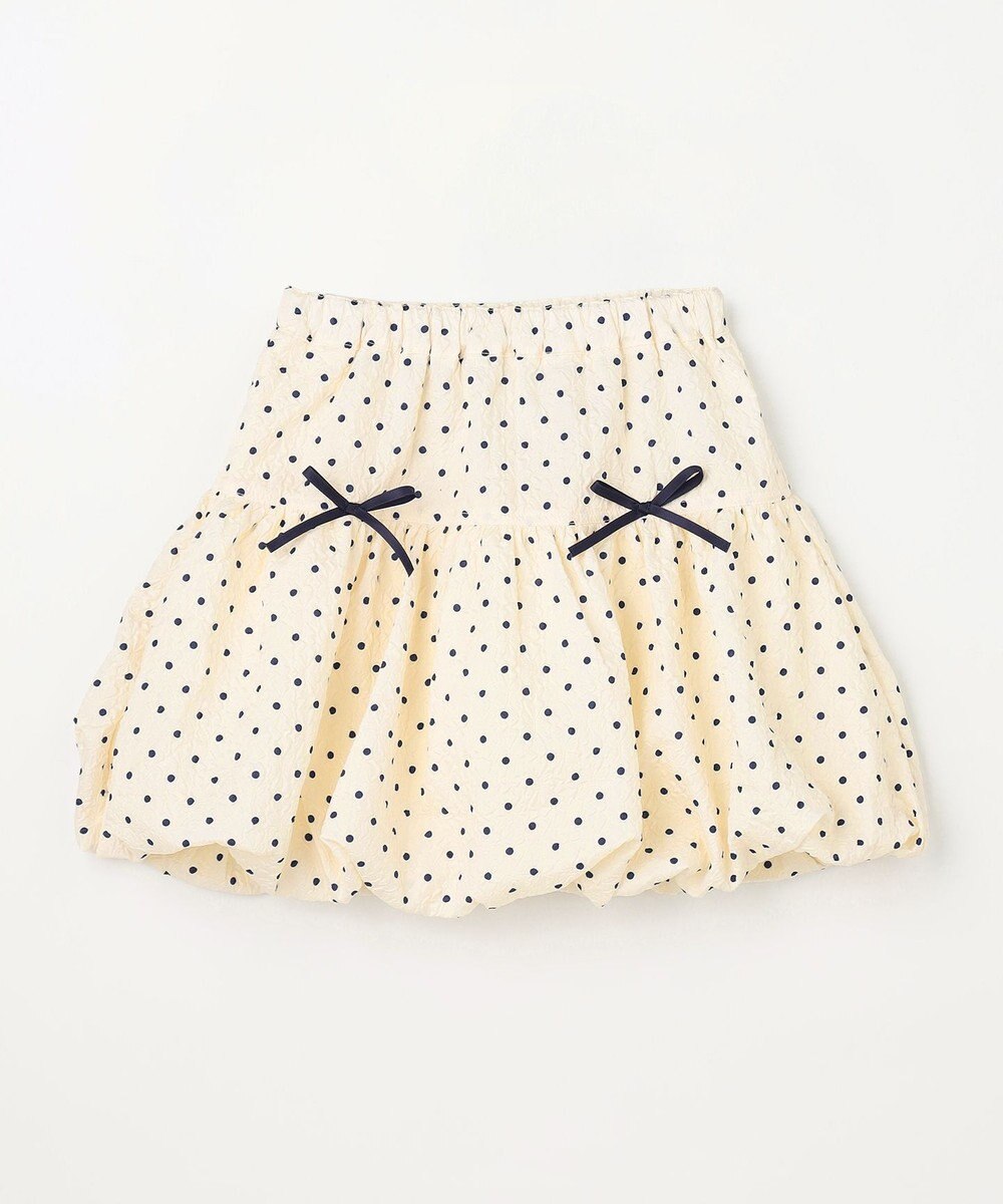 ANY KIDS 【洗濯機可能】バルーン ドットスカート 