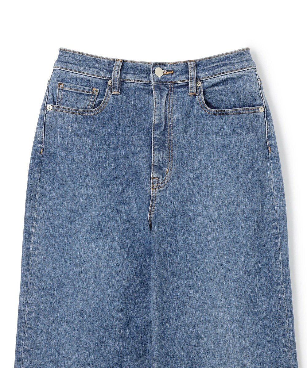 UNFILO 【UNFILO DENIM】撥水ストレッチ ワイドストレートデニム 