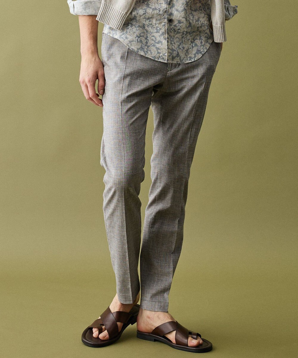 JOSEPH ABBOUD 【ウエストも伸びる!/清涼/ストレッチ】スラブストレッチ パンツ 