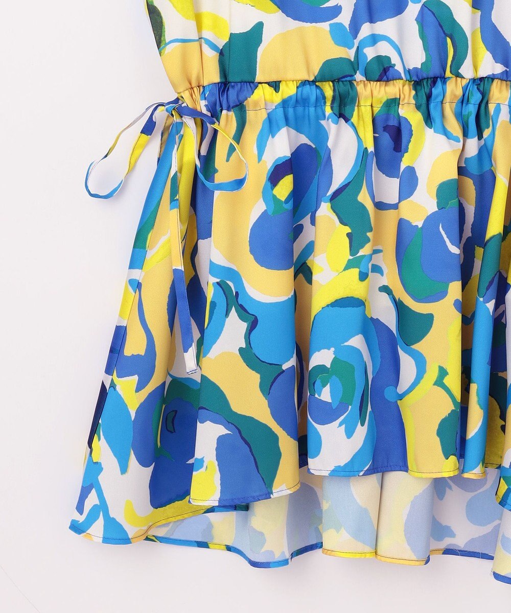 GRACE CONTINENTAL ペイントカラープリントトップ 