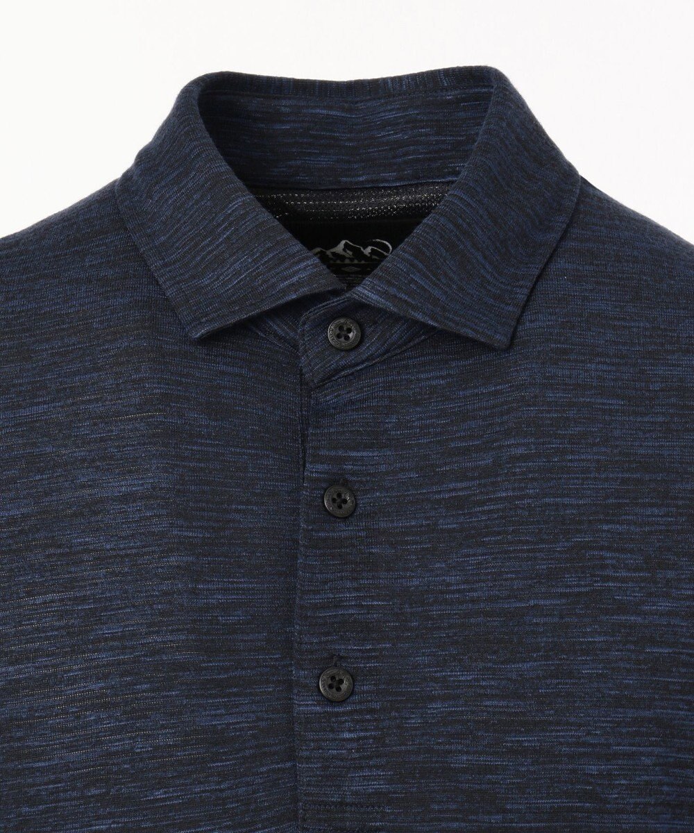 JOSEPH ABBOUD MOUNTAIN ランダムスラブリップル ポロシャツ 