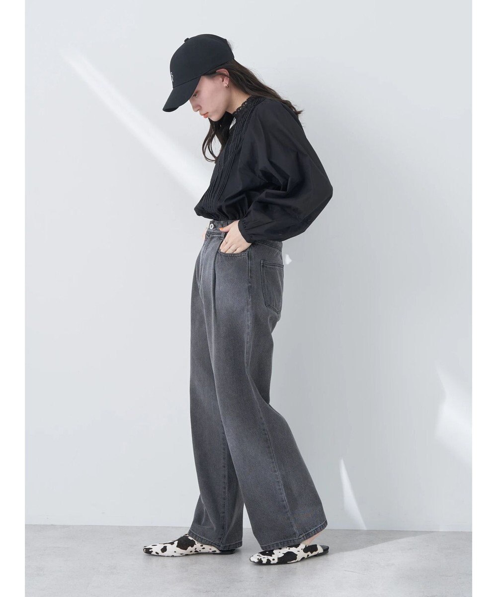 earth music&ecology タックルーズデニムパンツ 