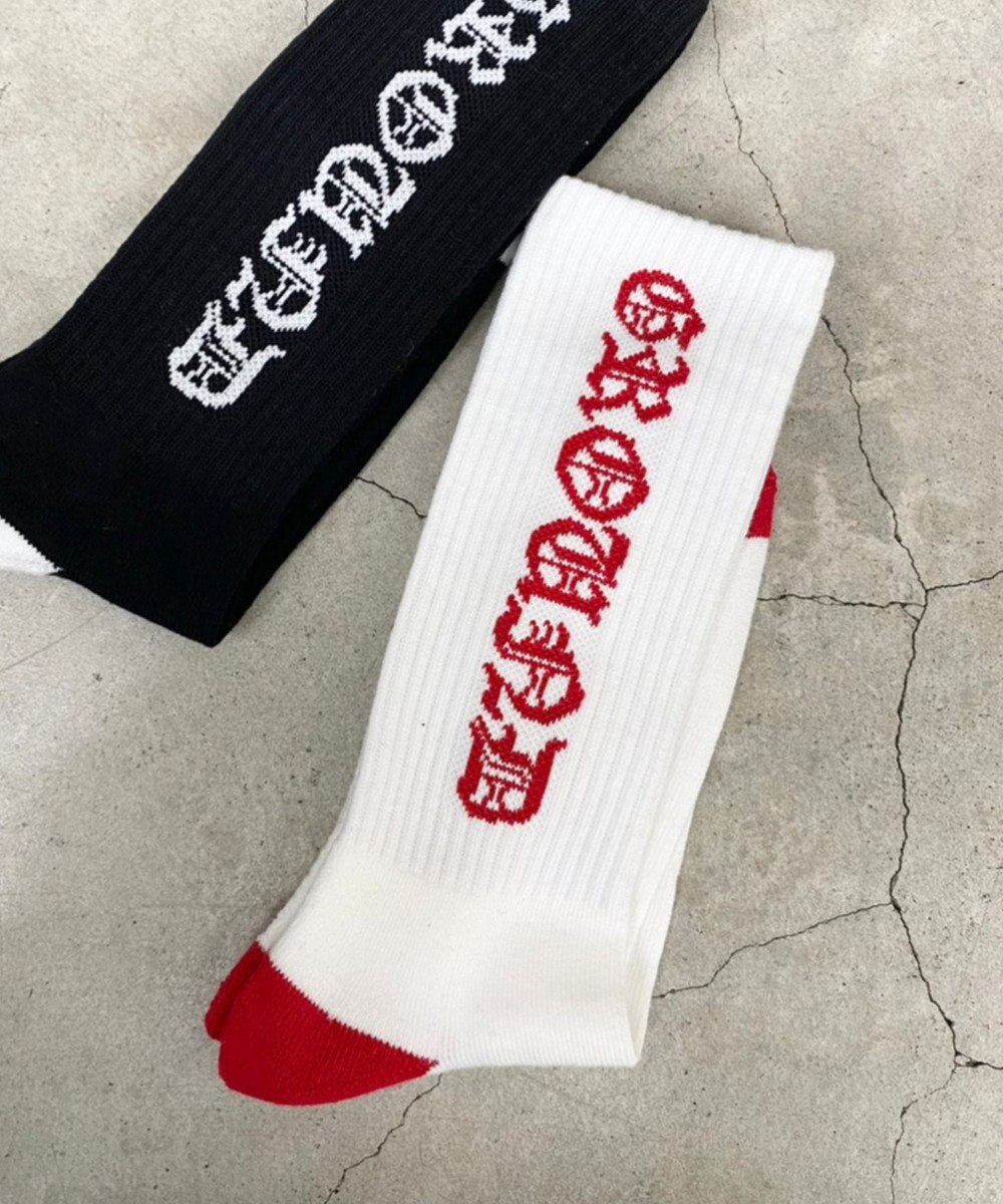 WEGO ロゴデザインソックス（R） 