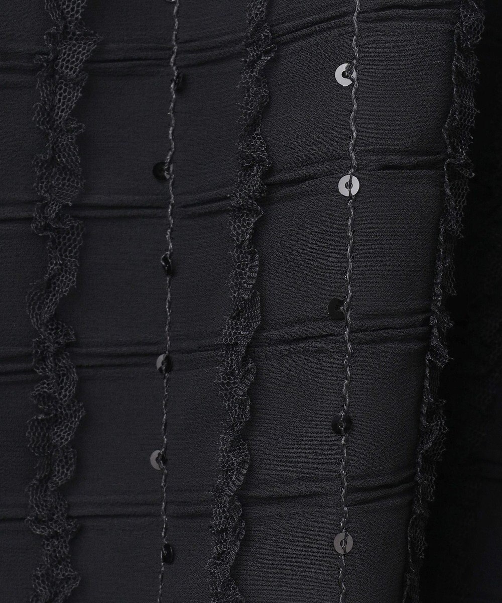 GRACE CONTINENTAL チュールフリルフレアトップ 