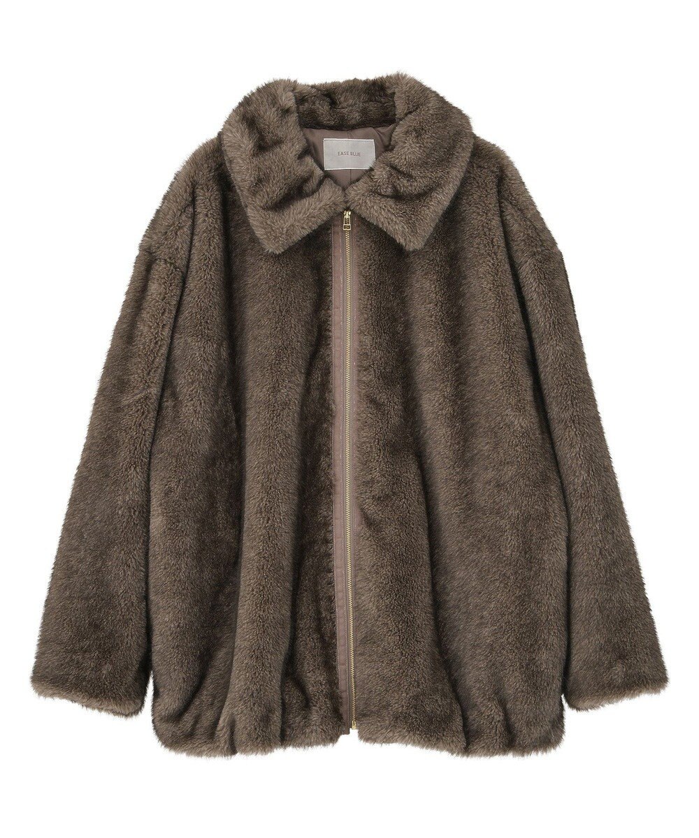 Green Parks ミンクライクファーブルゾン 