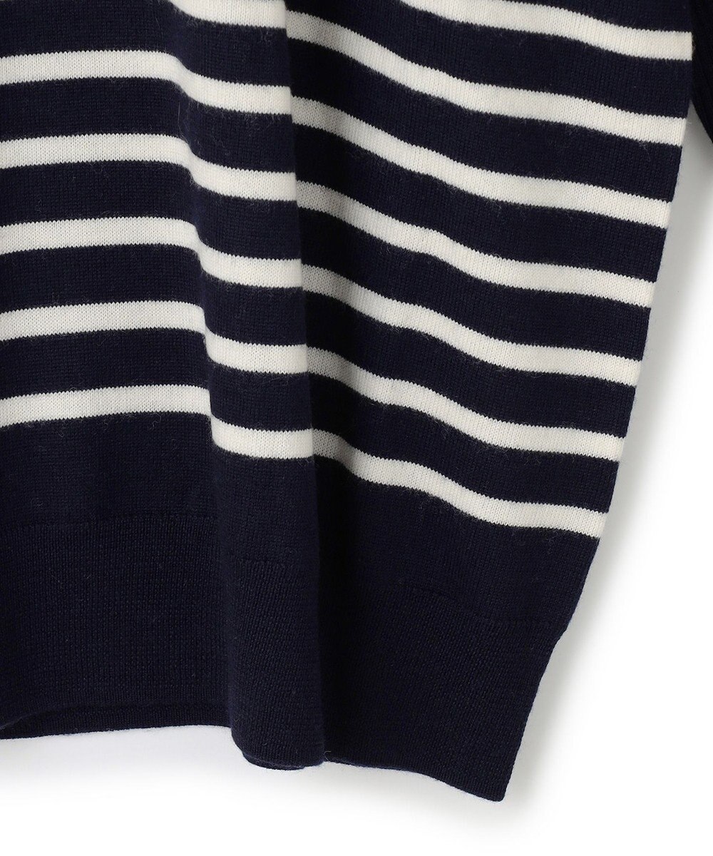 23区 【SACRA】エクストラファインメリノ ボーダーニット 