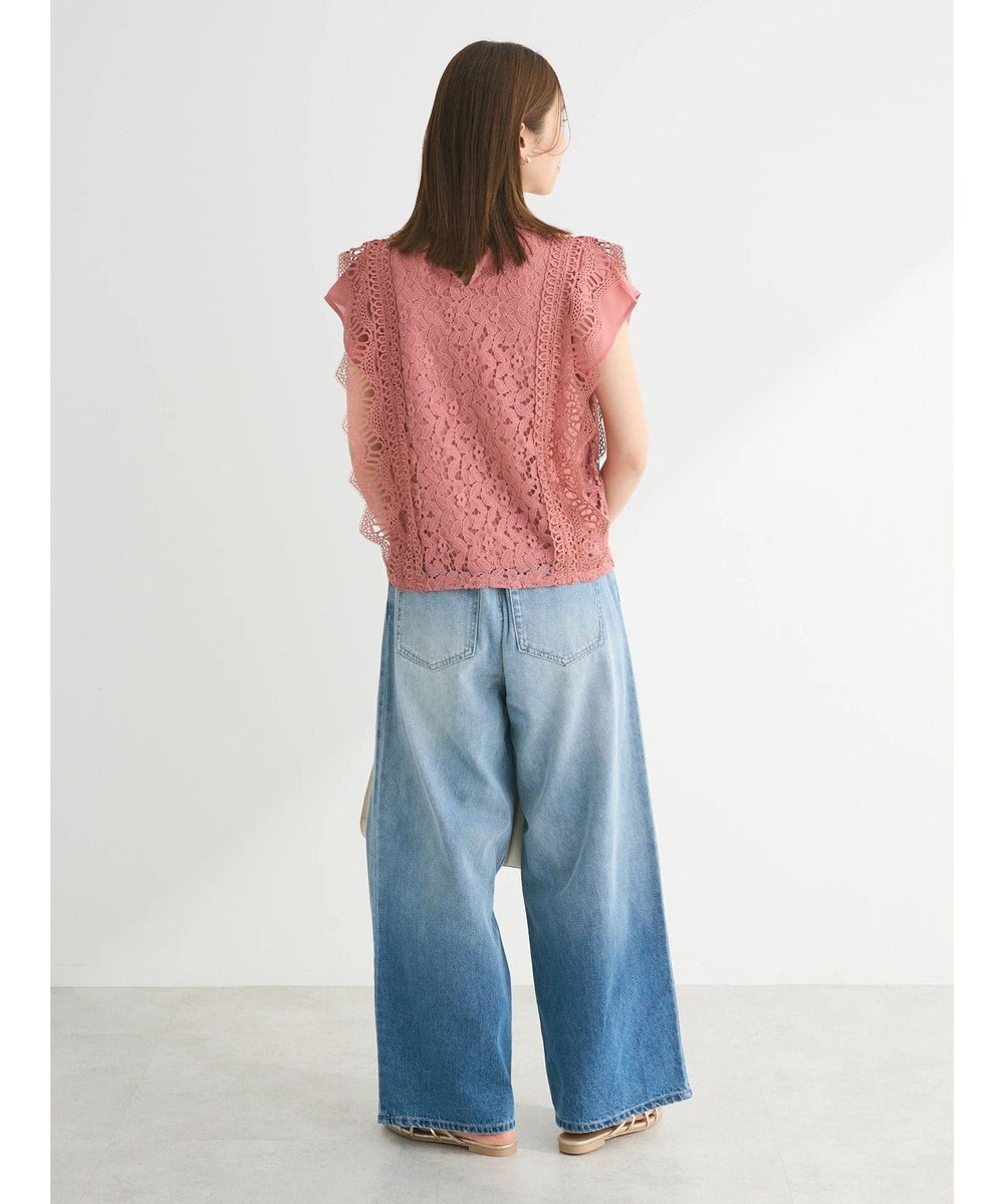 Green Parks ・Ｐｅｔｉｔ　Ｆｌｅｕｒ　フレンチレーシ－ブラウス 