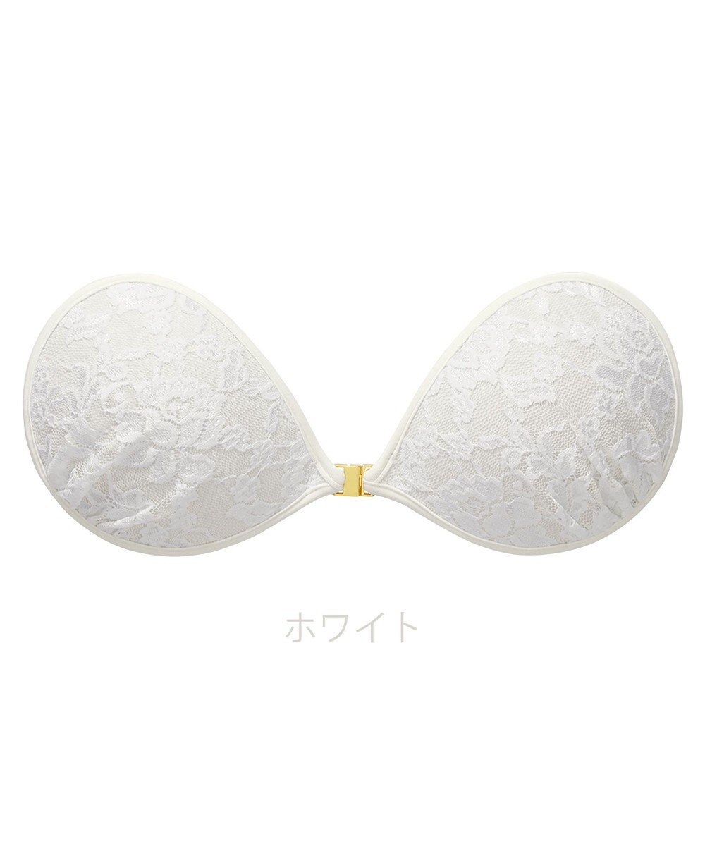 BRADELIS New York 【NuBra / ナチュラルタイプ】ヌーブラ・エアーライト クラシカルブーケ   蒸れにくい バックレス コレクション デザインヌーブラ 正規品 