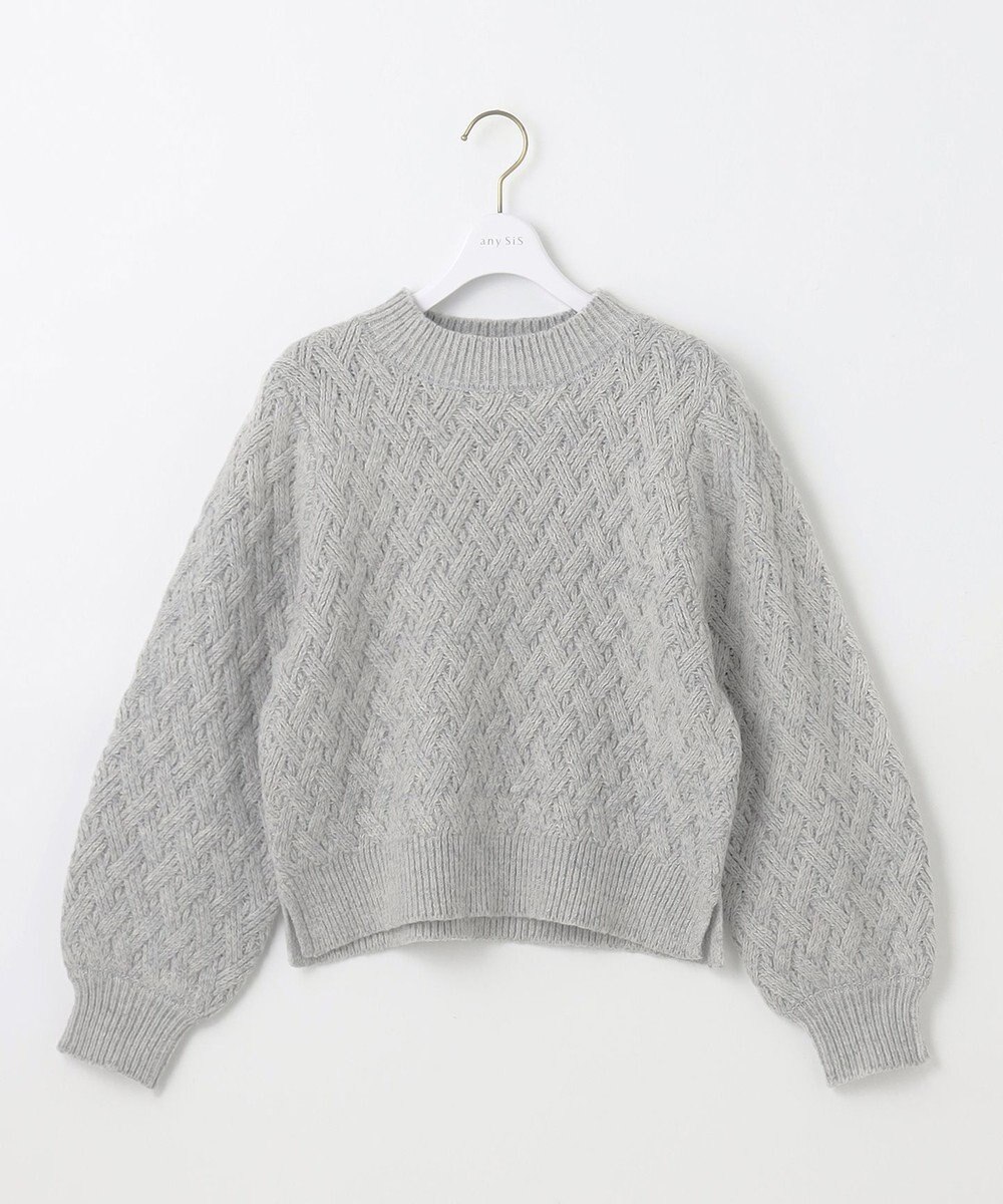 ANY SIS 【洗える】ミックスカラー ニット 