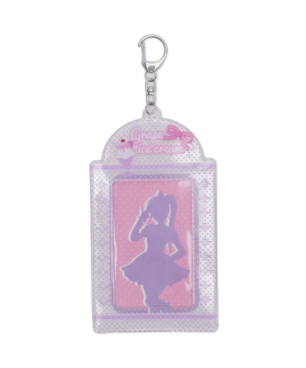 WEGO ラメクリアスイーツカードホルダーキーホルダー 