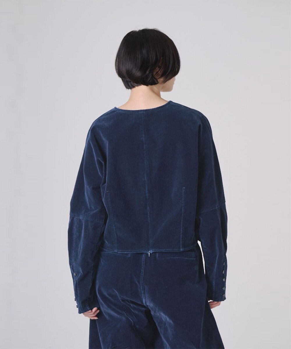 Ripo trenta anni INDIGO VELOUR プルオーバー 