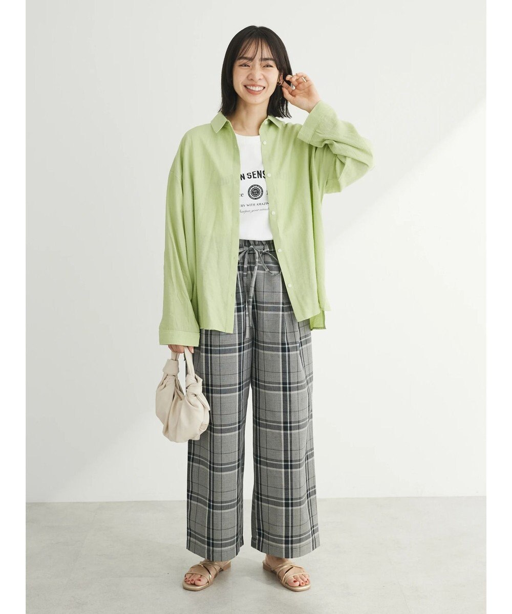 Green Parks ワッシャーシアーシャツ 