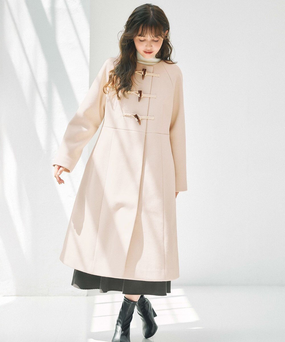 Feroux ダッフルデザインAライン コート 