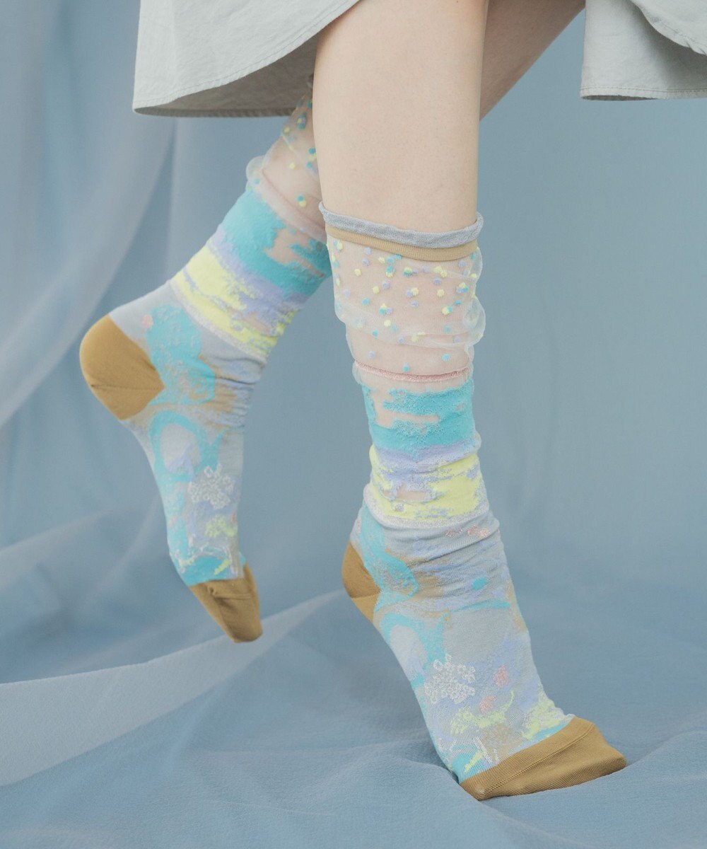 COQ LANDSCAPE シアーハイソックス 