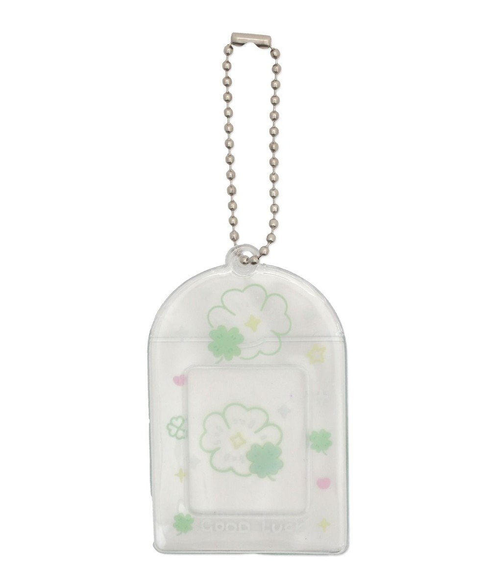 WEGO 【痛バ＆推し活グッズ】ラメクリアIDフォトケースキーホルダー 