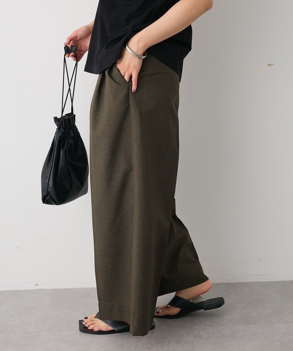 CRAFT STANDARD BOUTIQUE リネンライク3タックパンツ 