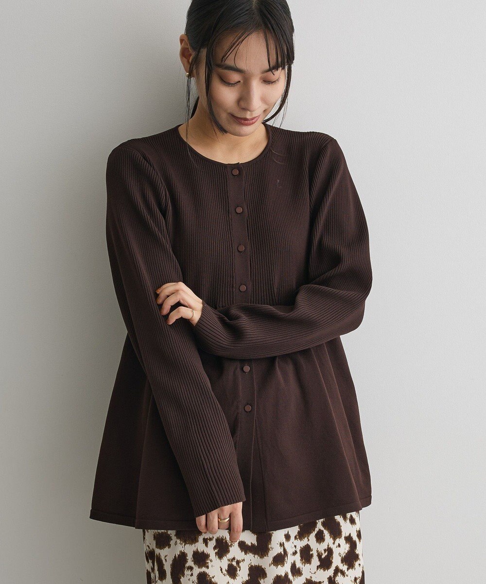 CRAFT STANDARD BOUTIQUE ポリエステルペプラムチュニック 