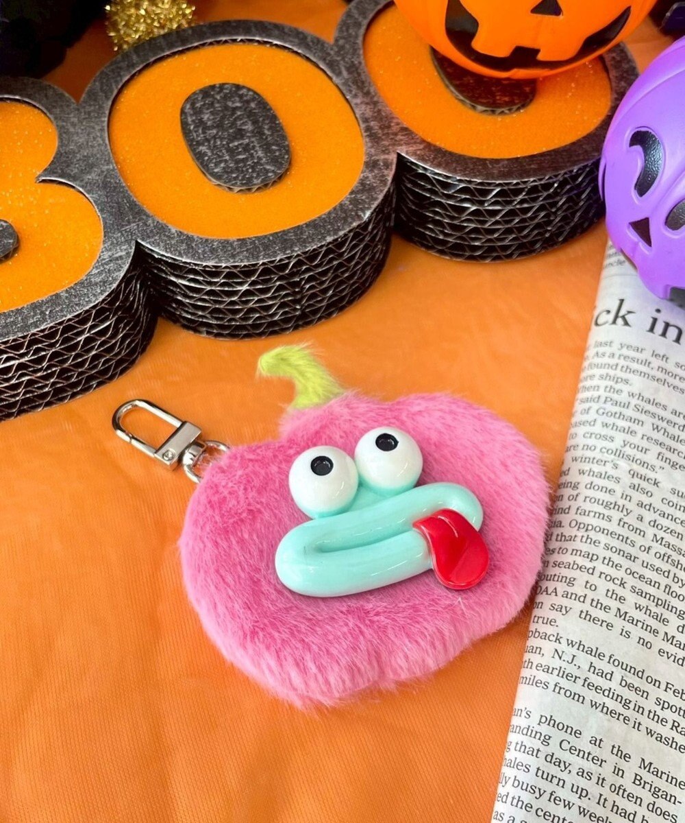 WEGO ミニぺろりんパンプキンモンスターぬいぐるみキーホルダー 