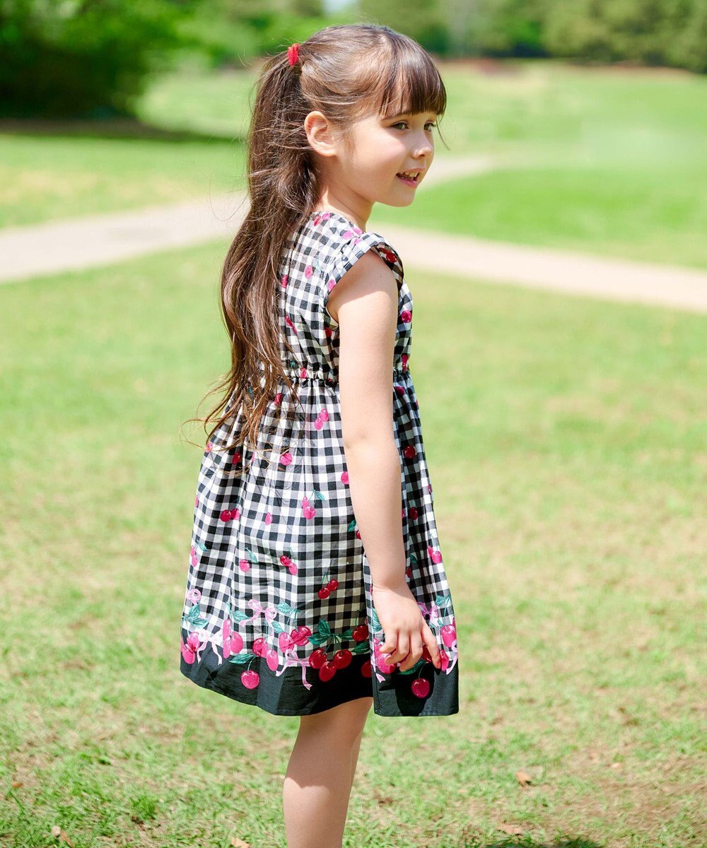 ANY KIDS 総柄 サマーワンピース 