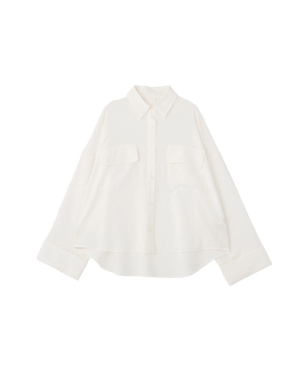 earth music&ecology Ｗポケットシャツ 