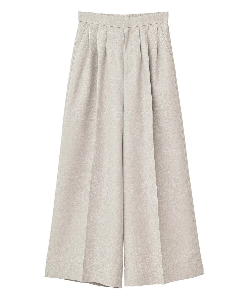 CRAFT STANDARD BOUTIQUE リネンライク3タックパンツ 