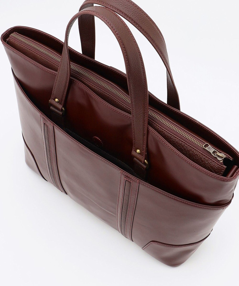 JOSEPH ABBOUD 【JOSEPH ABBOUD 日本上陸30周年・牛革/軽量】オイルドレザートートバッグ 