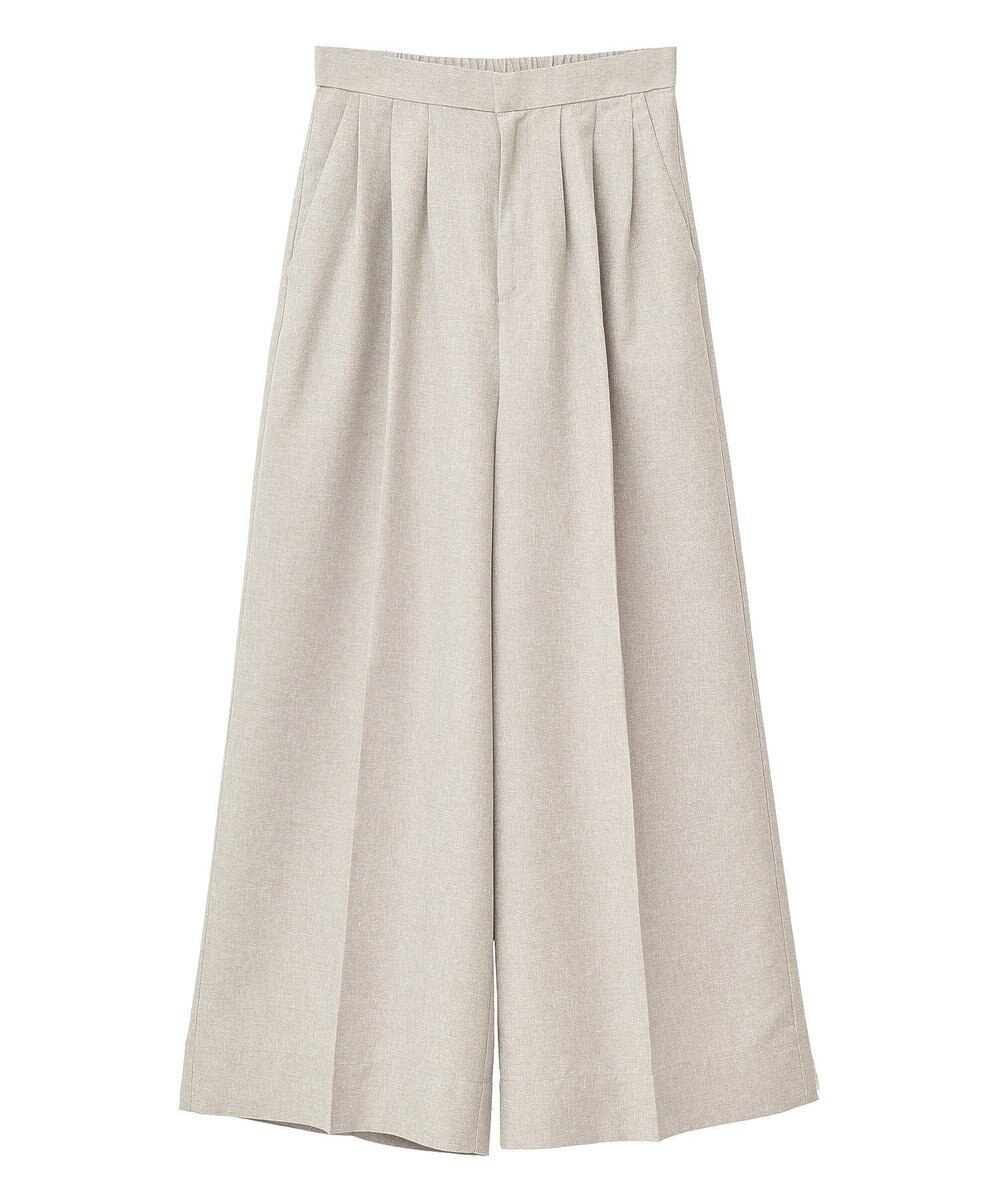 CRAFT STANDARD BOUTIQUE リネンライク3タックパンツ 