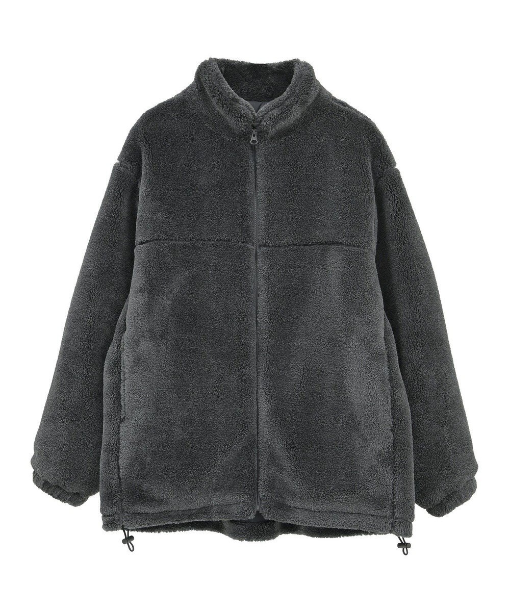 AMERICAN HOLIC スタンドカラーミニファーブルゾン 