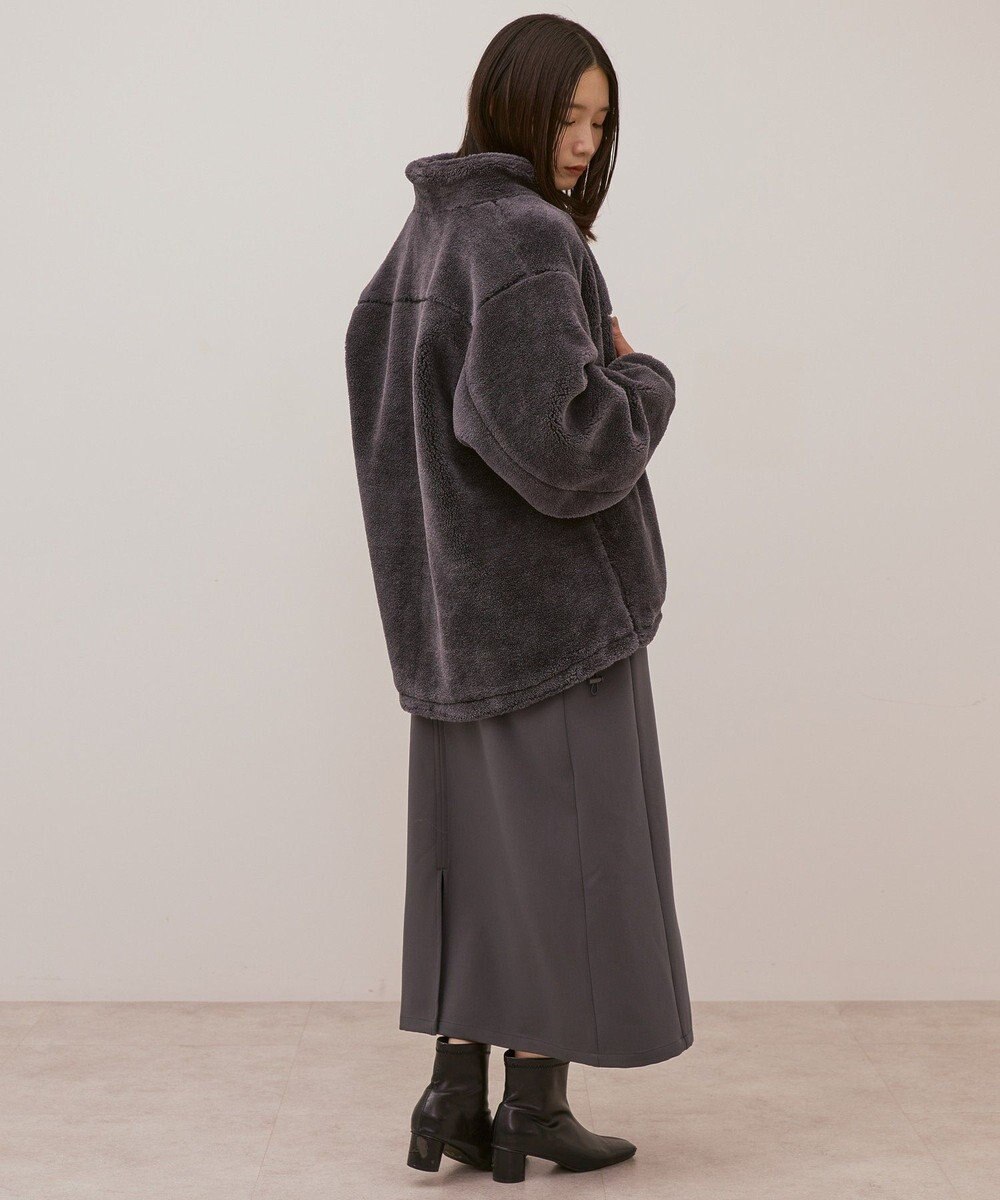 AMERICAN HOLIC スタンドカラーミニファーブルゾン 