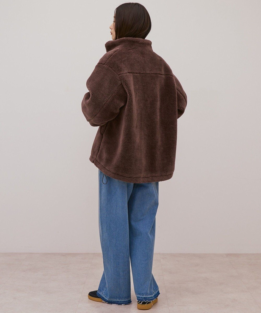 AMERICAN HOLIC スタンドカラーミニファーブルゾン 