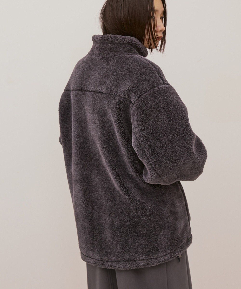 AMERICAN HOLIC スタンドカラーミニファーブルゾン 