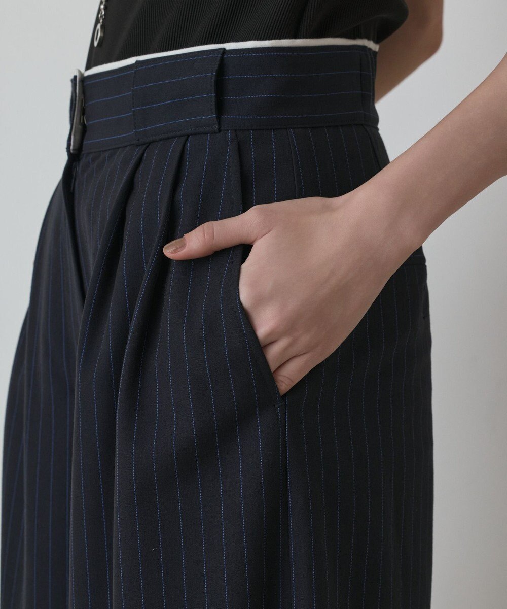 GRACE CONTINENTAL タックワイドパンツ 